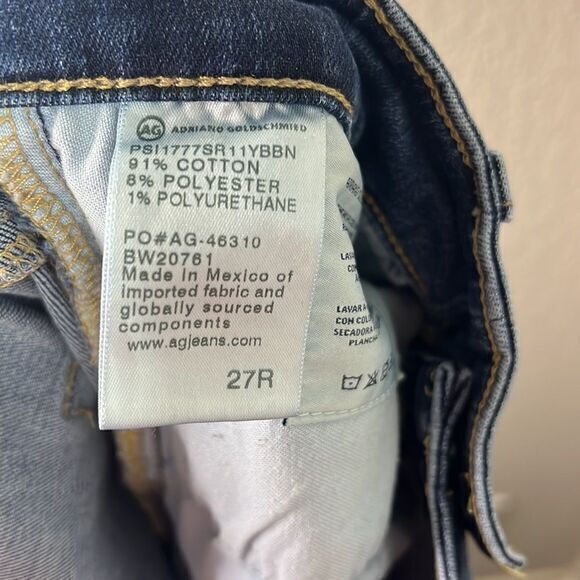Adriano Goldschmied Denim The Farrah High Rise Skinny Ankle Jeans Women's Sz 27R - Picture 9 of 10